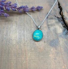 Turquoise drop necklace #3