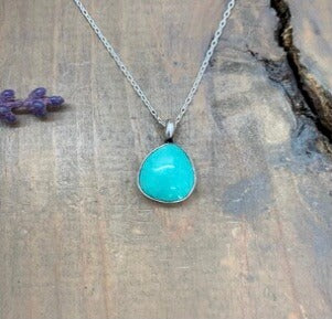 Turquoise drop necklace #2