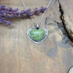 Turquoise heart necklace