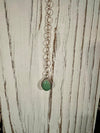 Royston Turquoise and Sterling Silver Lariat