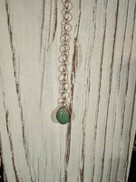 Royston Turquoise and Sterling Silver Lariat